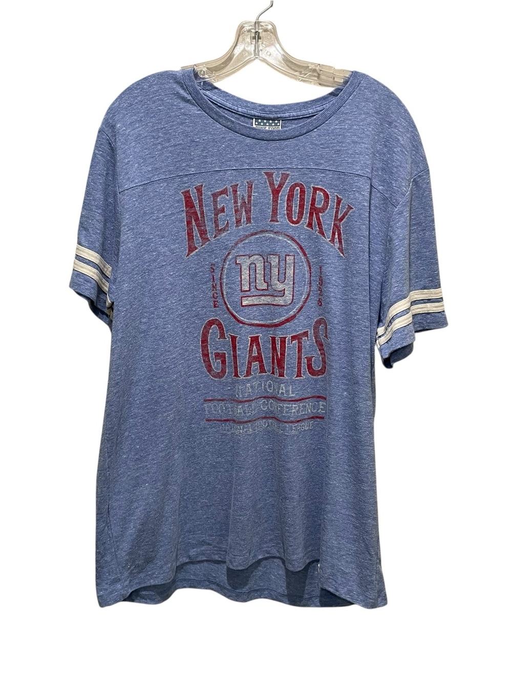 Junk Food New York Giants Blue Tri Blend Graphic T-Shirt Men’s Size XL